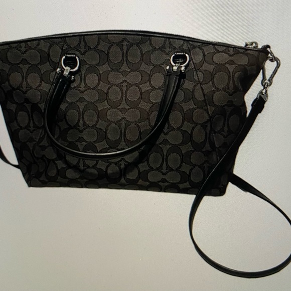 Coach Prairie Signature Satchel Canvas - Picture 2 of 16